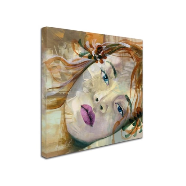 Andrea 'Pale Blue Eyes' Canvas Art,24x24